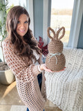 CROCHET PATTERN/ Rustic Farmhouse Bunny, Bunny Crochet Pattern, Easter Crochet Pattern