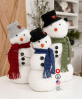 CROCHET PATTERN & VIDEO/ Jumbo Amigurumi Snowman, Crochet Snowman Pattern, 3 sizes, Winter Decor, Pdf